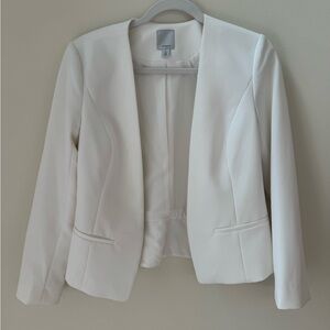 Halogen White Blazer Jacket